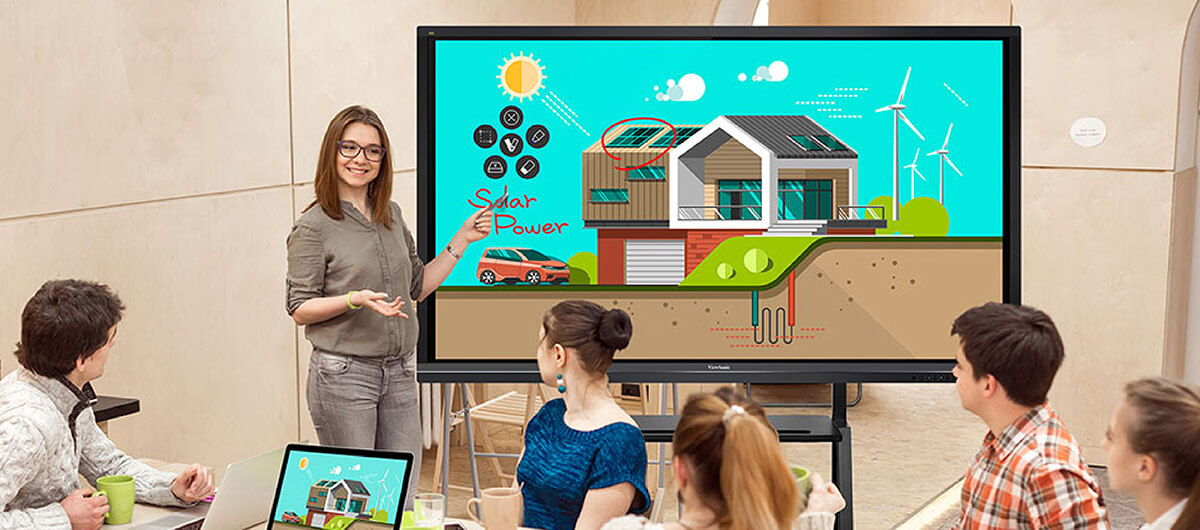ViewSonic觸控電子白板極適合學校教學使用
